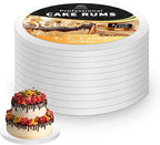5Pcs Cake Drums 8 Inch,Cake Boards 8 Inch Round, 1/2" Thick Cardboard, Sturdy Circle, Base para Pastel Cardboard Base White Cake Boards for Wedding (8inch/5pcs)