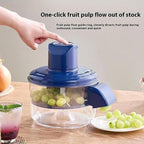 Automatic Fruit Peeling Machine, Rechargeable Electric Peeler for Grapes, Cherry Tomatoes & Garlic, One-Click Peeling, Cordless Kitchen Gadget for Quick & Easy Food Prep (round head)