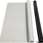LEOBRO Silicone Mat, 3 PCS Silicone Mats for Crafts, Resin Molds, Play Dough Mat, Clay Mats, for Epoxy Resin, Crafts, Black & Light Gray & White, 15.7”x 11.7