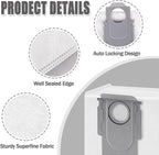 8 Pack Dust Bags Compatible With Roborock Q5 Q5+ Q7 Q7+ Q7 Max Q7 Max+ S7 Max Ultra S7 MaxV Ultra S8+ S8 Pro Robot Vacuum Bags Disposable Bag Accessory