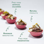 CROC'IN - Fuchsia Mini Tart Shells - Edible Appetizer Or Dessert Cups - Pastry Pans - Artisanal & Vegan Confection - 60 Pieces
