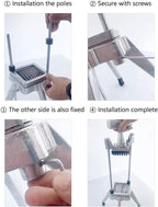 Commercial Vegetable Dicer, 1/2" +1/4" +3/8" Stainless Steel Blade, Quick Chopper Machine Easy for Onion Tomato Pepper Potato