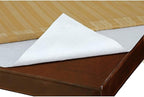 Home Bargains Plus Quilted Heavy Duty Table Pad Protector with Flannel Backing, Cut to Fit, Heat Resistant, Wipe Clean, Protects Table from Spills and Scratches, White, 52” x 168” Rectangle