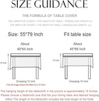 patdrea Designer Linen Small Tablecloth for Rectangle Table,Pineapple Pattern Tablecloths,Table Cover Cloth Colorful Decor for Kitchen Dining Christmas,Thanksgiving,55"x79"-Pineapple B