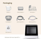 HAVA Countertop Dishwasher, 6 Programs Portable Dishwashers with 5L Built-in Water Tank, No Hookup Needed, Baby Care & Air-Drying Function for Apartments and RVs