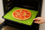 Silicone Baking Set with Silicone Baking Mat (12” x 16”) and 10 Standard Cupcake Liners (2.7” Reusable Muffin Cups) – Nonstick Pastry Mat for Rolling Dough, Oven Safe, BPA Free, Easy to Clean