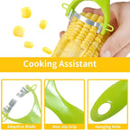 2PCS Corn Peeler, Corn Stripper Cob Stripper Tool, Corn on the Cob Stripper Tool with Ergonomic Handle Hand Protect