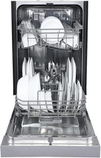 EdgeStar BIDW1802WH 18 Inch Wide 8 Place Setting Built-In Dishwasher