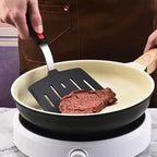 Silicone Fish Spatula Turner,Flexible Kitchen Wide Pancake Fish Slotted Spatulas for Nonstick Cookware Pans Omelette Egg