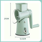 Sakesfor 5 In 1 Food Chopper,2025 New Sakesfor 5 In 1 Rotary Cheese Grater Vegetable Slicer,5 in 1 Hand Crank Food Chopper,Easy To Clean Kitchen Gadgets(Green)