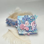 Art Mold for Polyclay Air Dry Clay Plaster, Border Frame with Cupids