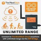 WiFi Travel Pack | WiFi Bridge + Carrying Case Pro | Unlimited Wireless Range Device and Portable Protector for All MeatStick Wireless Meat Thermometers