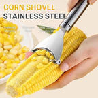 Corn Peeler Cob Stripper, Stainless Steel Cob Remover, Corn Planer Cutter Thresher Scraper, Stripping Tool for Home Kitchen, Corn Scraper 3 PCS