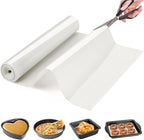 Cut to Size Silicone Baking Mat Roll - Best German Silicone - Non Stick Pastry Dough Rolling Mat, Heat Ressiatnt Air Fryer Freeze Dryer Mat, Non-slip Silicone Pan Liner