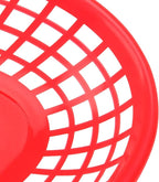 80 Pack 8.9x5.7x1.6 Inch Red Plastic Fast Food Baskets, Restaurant and Deli Serving Baskets for Picnic, Chicken, Burgers and Fries