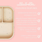 Ullabelle Leak Proof Bento Box Food-Grade Silicone Bento, BPA, Phthalate, Lead, & PVC Free - Bento Lunch Box for Daycare, Kids, & Adults - Leak Resistant Sets With Lids Snack Box Container (Pink)