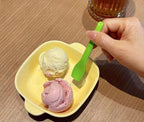 GreenWorks 100 Count Small Compostable Ice Cream Spoons,3.75 Inch Tiny Multi-colored Mini Spoons for Honey Sugar Jam