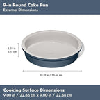 OXO Good Grips Non-Stick Pro Ceramic Coated Metal Bakeware 9” Round Cake Pan – Storm Blue