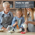 Dishwasher Safe Orange Silicone Whisk, Sealed Waterproof Design Set of 3, Professional Kitchen Whisks for Cooking Non-Scratch, Silicone&Stainless Steel Whisk, Heat Resistant Plastic wisk, BPA free