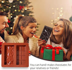 Chocolate Bar Mold Deep Dubai 1 Inch 2 Pcs Pistachio Chocolate Bar Silicone Thick Mold for Stuffed Bar, Large Candy Bar Mould for Filling