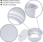 6 Inch Round Cake Pan Set of 4, Nonstick Aluminum Baking Pans with 100 Sheets Parchment Paper, Cake Tins For Making Layered Cakes Deep Dish Pizza Quiches, Removable Bottom For Easy Quick Release
