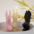 Large Wing Angel Mold Angel Silicone Wave Spiral Candle Mold - Silicone Resin Casting Molds for Candle & Resin & Soap Craft Supplies