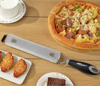 ALLTOP Lemon Zester, Hand-held Stainless Steel Food Grater,Pro Kitchen Tool for Cheese Parmesan Vegetable Ginger Garlic Nutmeg Citrus Lime Orange Chocolate Fruit - Fine Shredder