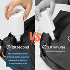 Vacuum Bags for Travel Luggage with Wireless Pump, Compression Bags for Carry On Suitcases and Backpack, Vacuum Seal Packing cube for Cloth Packing (2PC + PUMP)
