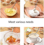 6 Pcs Small Wire Whisks 7 Inches Mini Stainless Steel Whisks for Cooking Kitchen