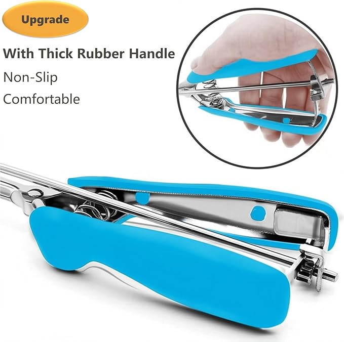 Ice Cream Scoop, Cookie Scoop, 5.3 Tbsp/ 80 ml/ 2.7 oz Cookie Scoops for Baking, 18/8 Stainless Steel Cookie Scooper for Baking, Ice Cream Scooper with Trigger Release, Cookie Dough Scoop(Blue)