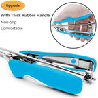 Extra Mini Cookie Scoop for Baking, 1 tsp / 5 ml Cookie Scooper, 18/8 Stainless Steel Cookie Scooper for Baking, Cookie Dough Scoop with Non-slip Grip (Blue)