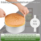 8 Inch Cake Pan Set of 2,Stainless Steel Round Layer Cake Baking Pans,No Coating Cake Pans Cake Mold, Mirror Finish Dishwasher Safe Cake Pans Sets for Baking