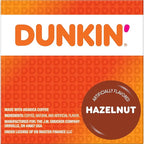 Dunkin' Hazelnut Flavored Coffee, 60 Keurig K-Cup Pods,10 Count (Pack of 6)