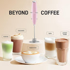 Zulay Kitchen Patented Tornado Triple Whisk Milk Frother with 4 Duracell Batteries – Handheld Foam Maker for Coffee, Lattes, Matcha & Hot Chocolate – Rich, Creamy Froth in Seconds