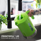 OVENTE 1.8L Electric Kettle, 1500W Fast Boiling Heater for Coffee or Tea, BPA Free, Easy to Fill Lid, Water Level Window, Auto Shut-Off, Boil-Dry Protection and Removable Filter, Green KP413G