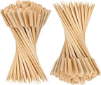 Bamboo Skewers 12 Inch,200 PCS Cocktail Skewers, Wooden Skewers for Appetizers，BBQ，Fruit Kabobs，Sandwich，Drink.…