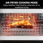 BLACK+DECKER Over the Range Microwave Oven with Air Fryer, Convection, and Bake Modes, 1.5 cu.ft., Stainless Steel, 900 Watts, EC942K6CE-SS
