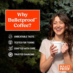 Bulletproof French Kick Dark Roast Ground Coffee, 12 Ounces, 100% Arabica Beans, Clean Coffee Tested for Toxins, Packaging May Vary