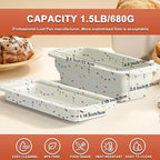 Foldable Silicone Loaf Pan, Non-Stick Bread Pan, Sturdy Cake Tin for Baking, Easy Release Loaf Pan, Great for Cakes, Brownies, Dishwasher Safe (9"x4"x2.5", Off-white, 1 Piece)