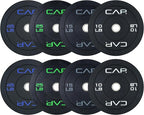 CAP Barbell 2-Inch Olympic Bumper Plate Weight Set with 6 Post Rack | 100-370 lbs | Multiple Options