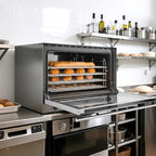 VEVOR Commercial Convection Oven, 4.24 cu.ft Conventional Countertop Oven for Full-Size Pans, Electric Convection Ovens with 4 Racks, 360° Hot Air Circulation, for Bakery, Restaurant & Pizza Shop