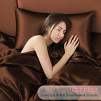 Mulberry Silk Pillow Cases 2 Pack Queen Size 20x30 Inches with Hidden Zipper, Ultra Smooth and Soft Breathable Cooling Silk Satin Pillowcase Set of 2, Better for Hair and Skin, Gifts for Women Men