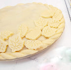 Talisman Designs Plunger Style Pie Crust Cutters, Fall Design, 4-Piece Set
