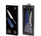 Cangshan KITA Series 8-Inch Chef's Knife with Sheath, High Carbon X-7 Damascus Steel, 501387