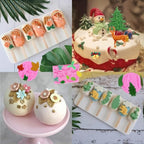 Leaf Silicone Mold Maple Leaf Candy Molds Fern Leaves Fondant Molds for Cake Decoration Polymer Clay
