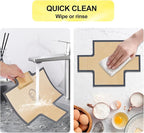 2 Pcs Thickened Silicone Bread loaf pan liners for baking bread 9x5，Silicone Baking Mat for 9x5 Inch Loaf Pan, Nonstick & Reusable, Easy to Clean, High-Temp Resistant (Black and Gray)