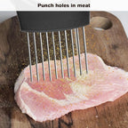 Stainless Steel Onion Slice Holder, 2025 New Tomato Cutter, Multi-Purpose Vegetable Slicer for Kitchen, Durable Food Chopper Kitchen Chopper Slicing Assistant Tool (A-1Pcs)