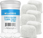CleanEspresso - Designed For Breville Cleaning Kit - 40 Cleaning Tablets and 6 Water Filters for Breville Espresso Machines - 2g Espresso Machine Tablets