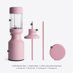 Beast Mighty 850 | Premium Compact Personal Blender | Smoothies, Shakes, Dressings, Sauces, Desserts, Dips | Blends Ice and Frozen Fruit | Includes Extra Lids and Straws | 850W (Lilac)