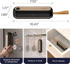 CIARRA Portable Vacuum Sealer Machine for Food Preservation & Fresh, Cordless Food Vacuum Sealer with 3 Modes, Compact Automatic Vacuum Sealer for Dry and Wet Food